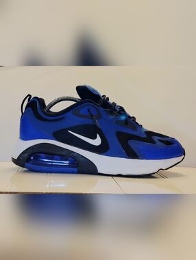 Nike Air Max 200 Racer Blue Obsidian White AQ2568-406 Size 11 Men's
